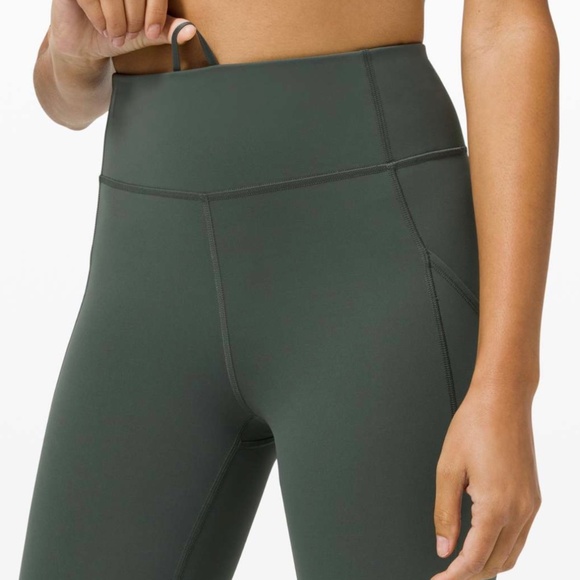 Lululemon Invigorate High-Rise Crop 23" in Smoked Spruce - Picture 5 of 10
